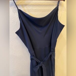 Navy Antonio Melani cowl neck jumpsuit. NWT